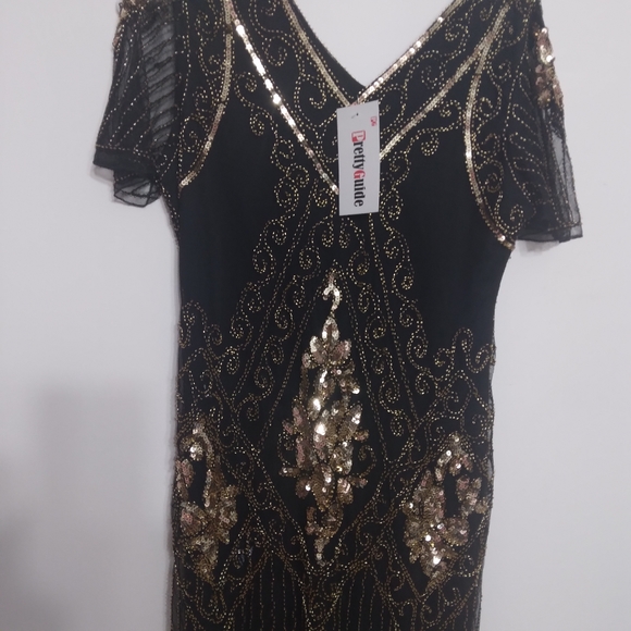 Pretty Guide women dress Retro, Short sleeve. Size large. - Picture 3 of 8